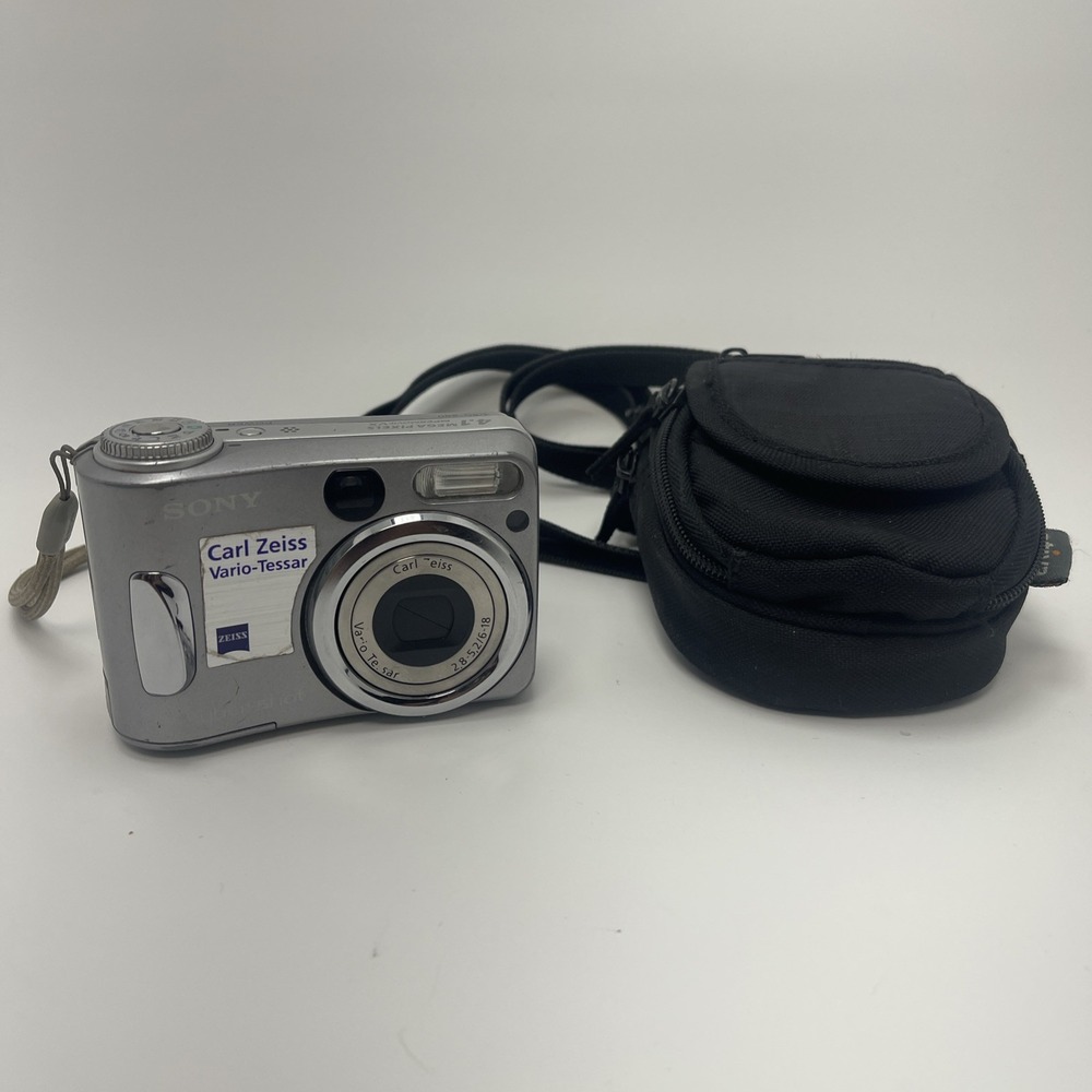 Sony Cyber-shot Carl‎ Zeiss DSC-S60 256MB Digital Camera Silver TESTED WORKING - Picture 3 of 16